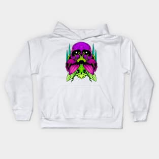 Skull Neon Kids Hoodie